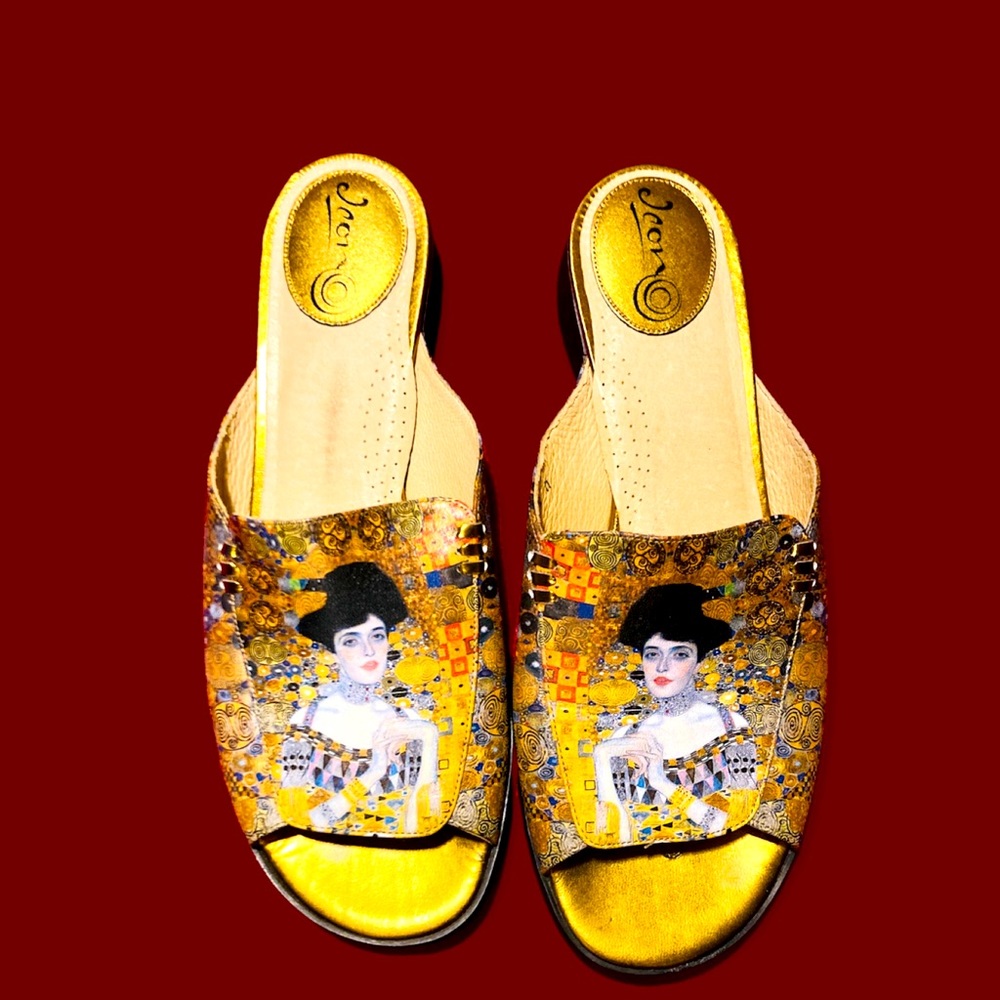 ICON Wearable Art Shoes: Gustav Klimt’s “Adele” - size US 8.5